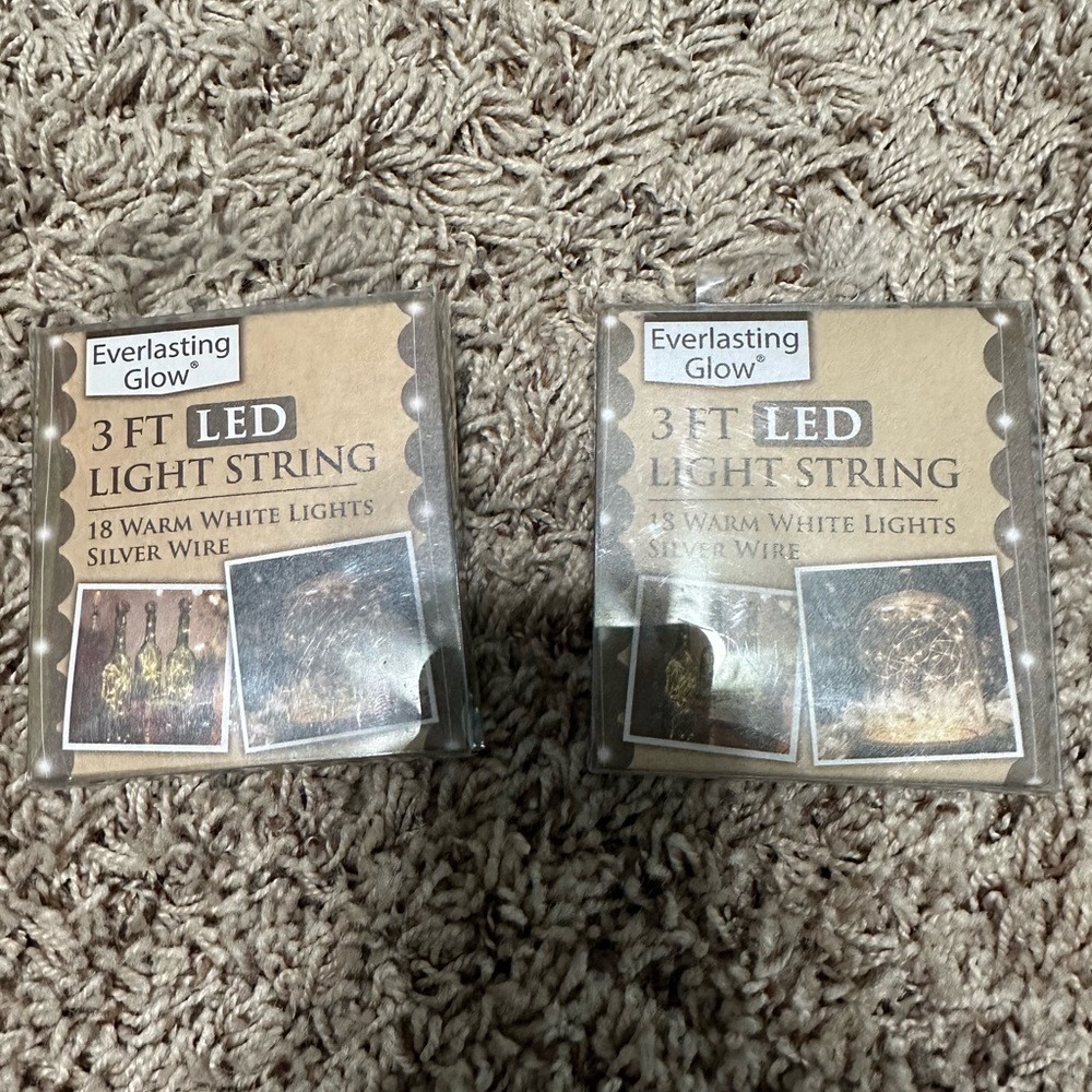 String lights and tea lights
